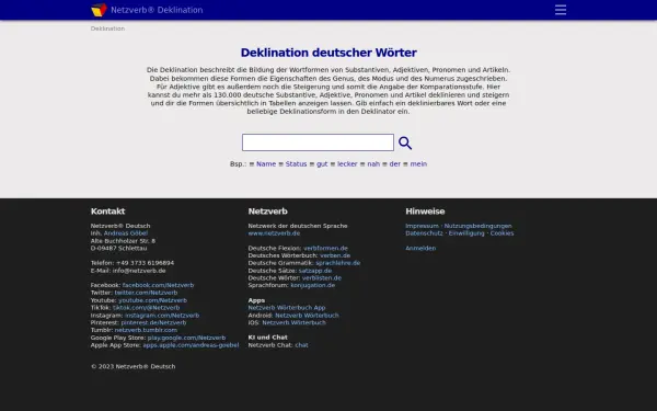 www.deklinieren.de