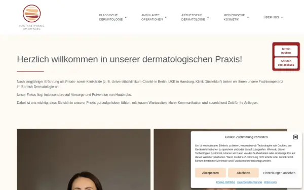hautarzthamburg.de