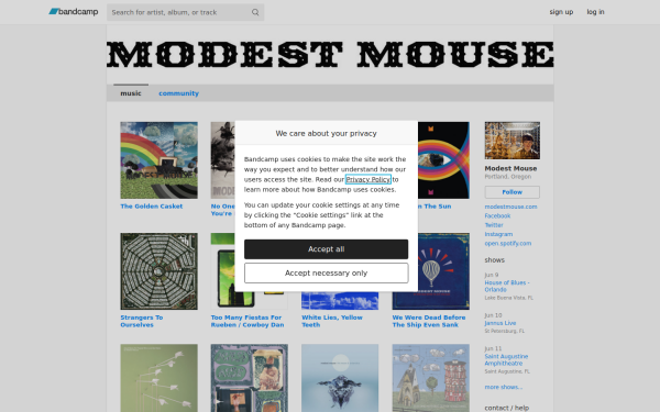 modestmouse.bandcamp.com