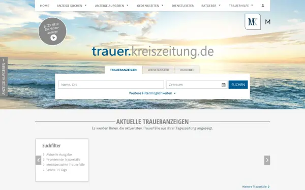 trauer.kreiszeitung.de