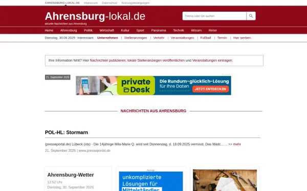 ahrensburg-lokal.de