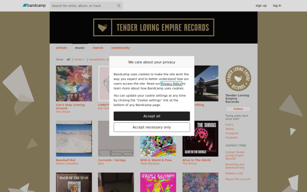 tenderlovingempire.bandcamp.com