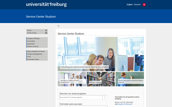 www.studium.uni-freiburg.de
