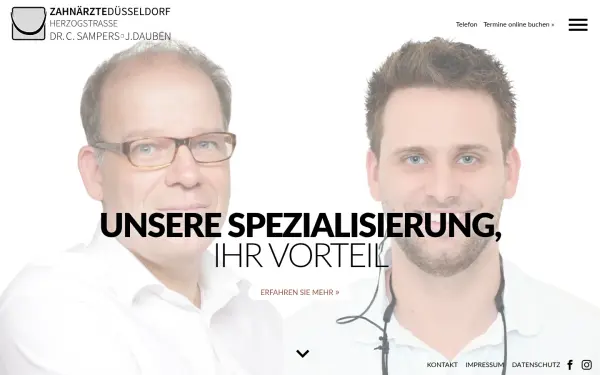 zahnaerzteduesseldorf.de