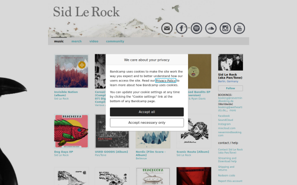 sidlerock.bandcamp.com