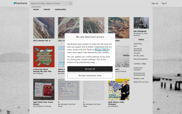joesampson.bandcamp.com