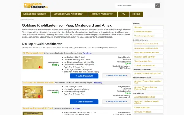 goldenekreditkarten.de