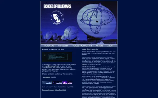 echoesofbluemars.org