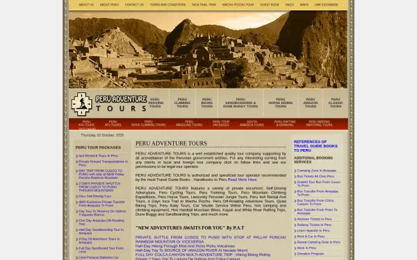 peruadventurestours.com