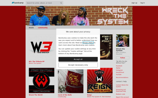 wreckthesystem.bandcamp.com