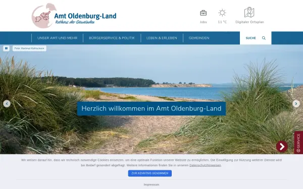 www.amt-oldenburg-land.de