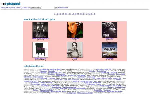 thelyricarchive.com
