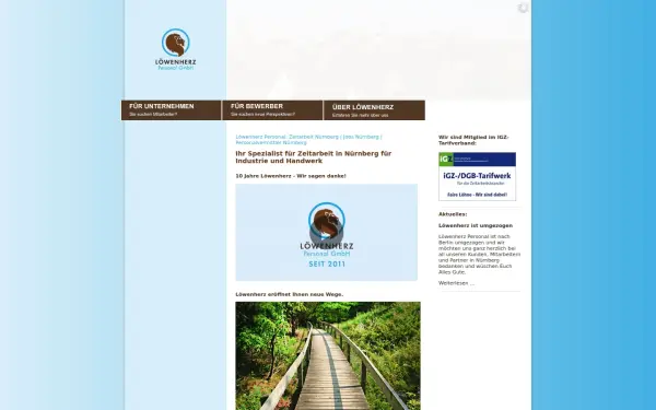 www.loewenherz-personal.de