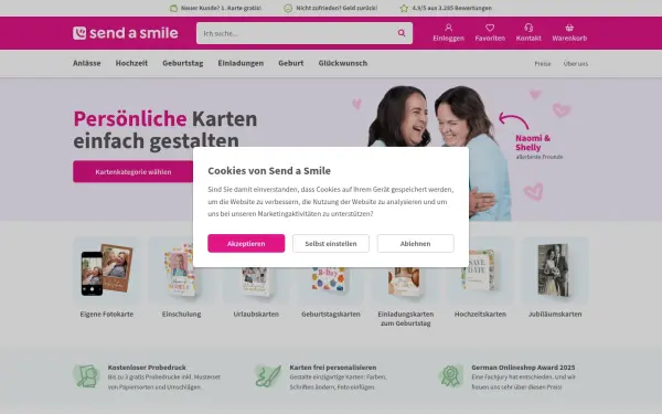 www.sendasmile.de