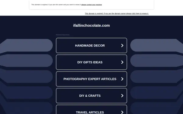 www.ifallinchocolate.com