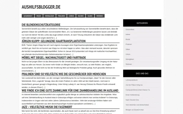 www.aushilfsblogger.de