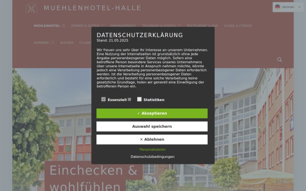 muehlenhotel-halle.de