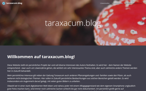 taraxacum.blog