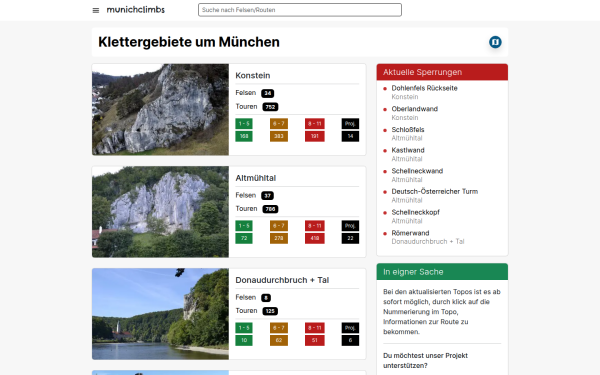 munichclimbs.de
