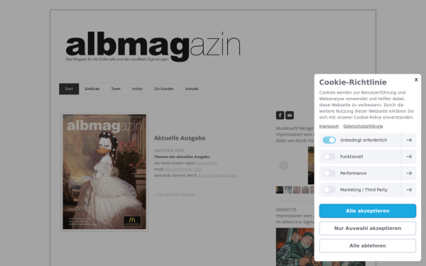 www.albmagazin.de