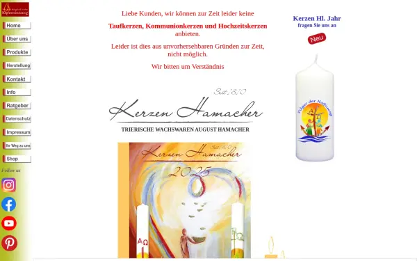 hamacher-kerzen.de