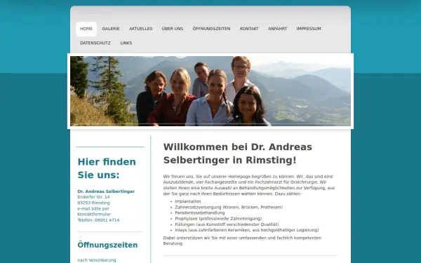 www.derzahnarztimchiemgau.de