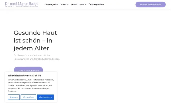 hautarztpraxis-baege.de