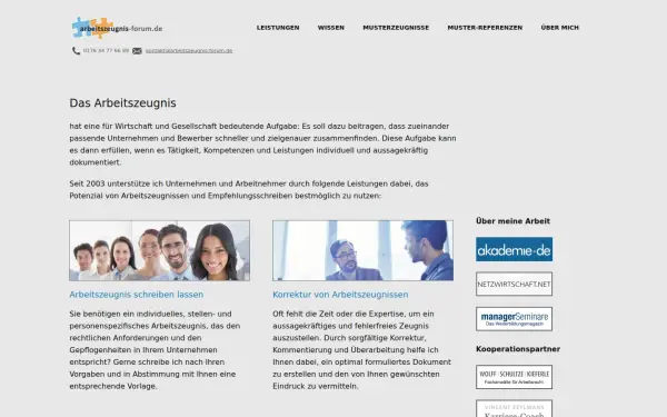 www.arbeitszeugnis-forum.de