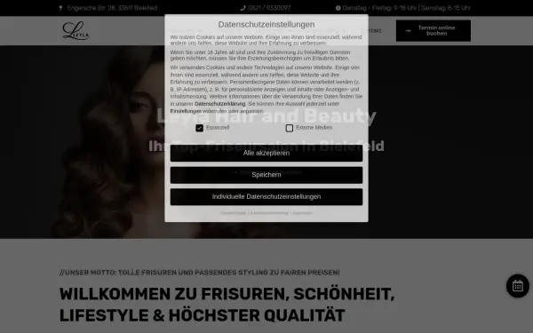 www.leyla-hairandbeauty.de