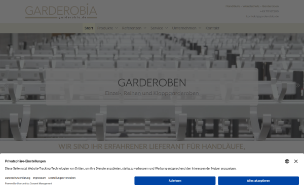 www.garderobia.de