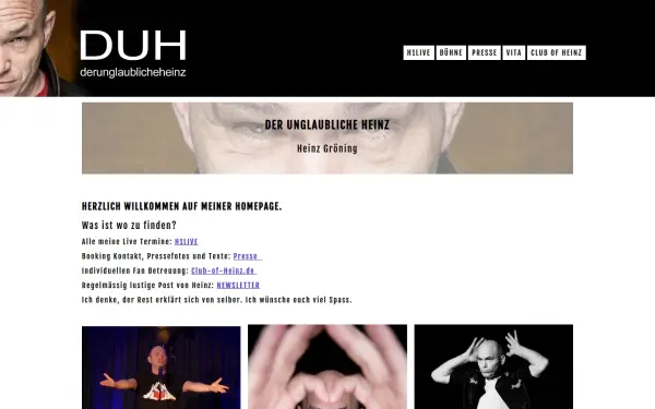 www.derunglaublicheheinz.de