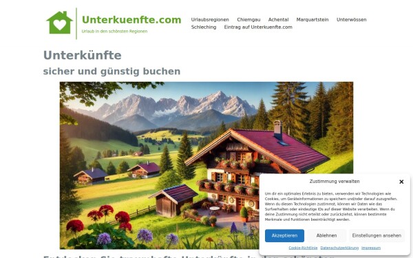www.unterkuenfte.com