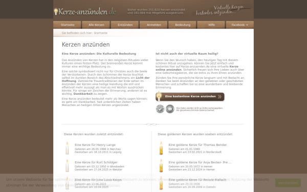 www.kerze-anzuenden.de