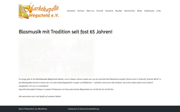www.marktkapelle-wegscheid.de