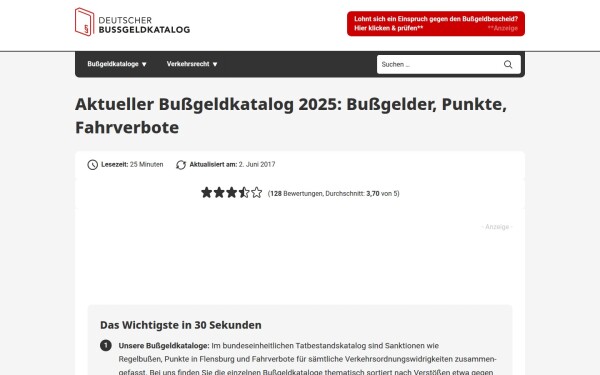 www.bussgeldkataloge.de