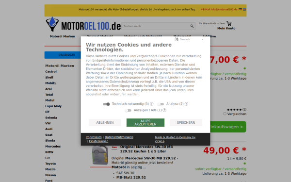 www.motoroel100.de