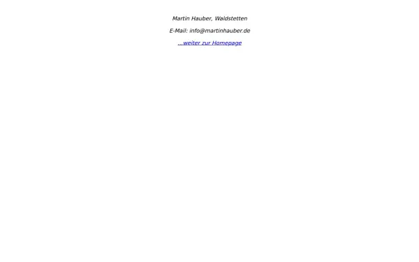 martinhauber.de