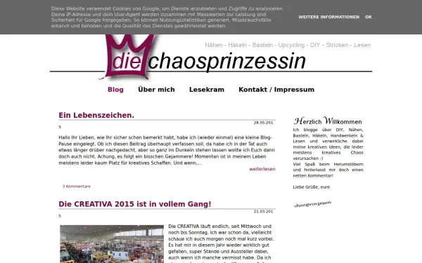 www.diechaosprinzessin.de