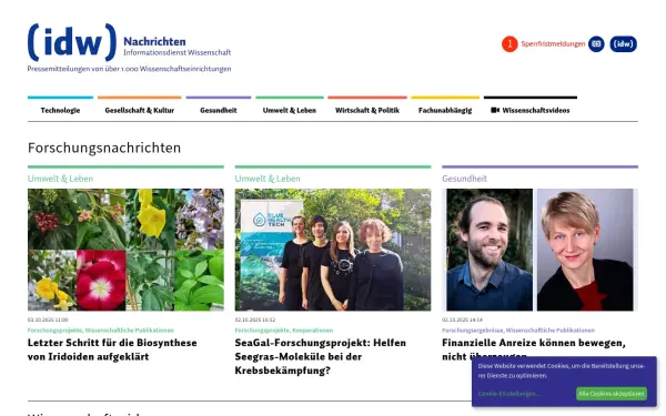 nachrichten.idw-online.de