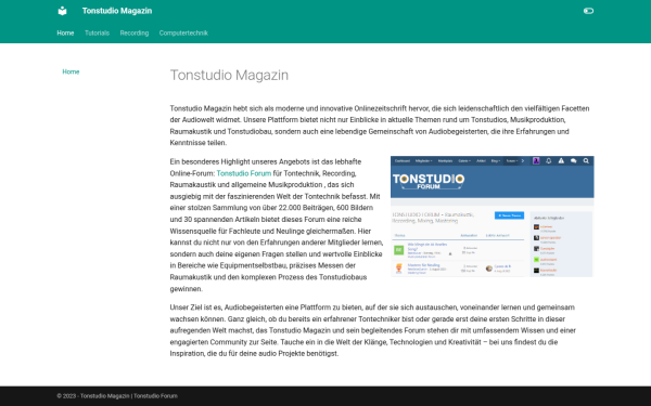 tonstudio-magazin.de