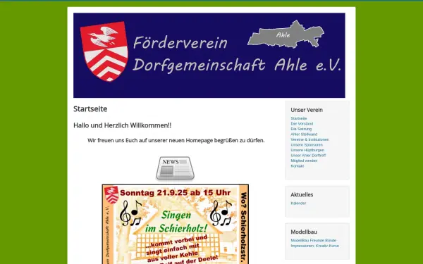 dorfgemeinschaft-ahle.de
