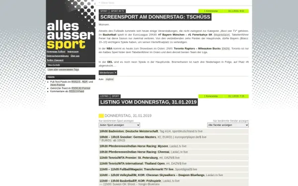 www.allesaussersport.de