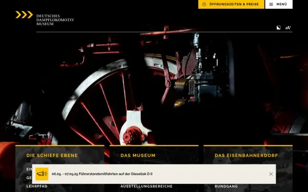 www.dampflokmuseum.de