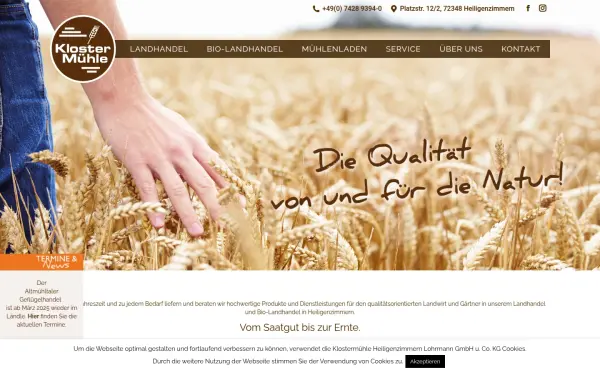 www.klostermuehle-heiligenzimmern.de