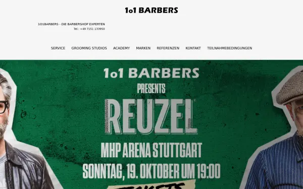 www.1o1barbers.com