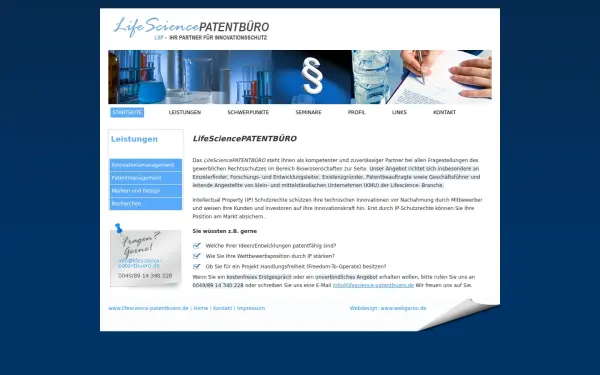 www.lifescience-patentbuero.de
