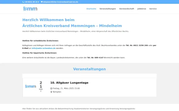 www.aerztlicher-kreisverband-mm-mn.de