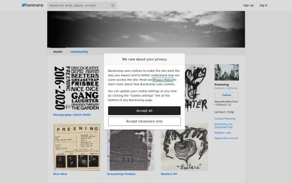 preening.bandcamp.com