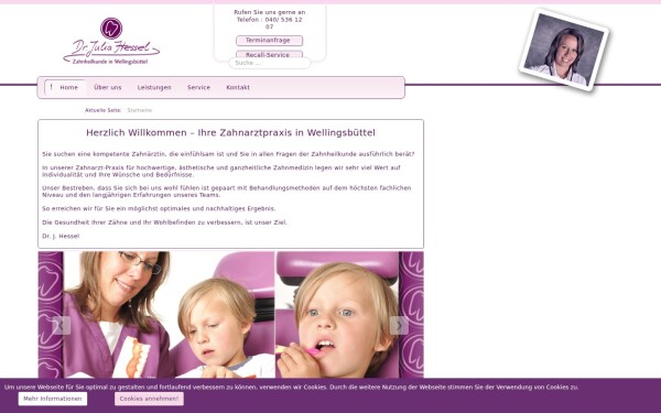 www.zahnarztpraxis-hessel.de