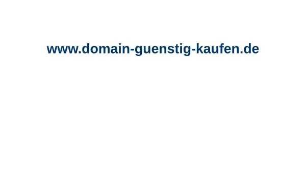 www.domain-guenstig-kaufen.de